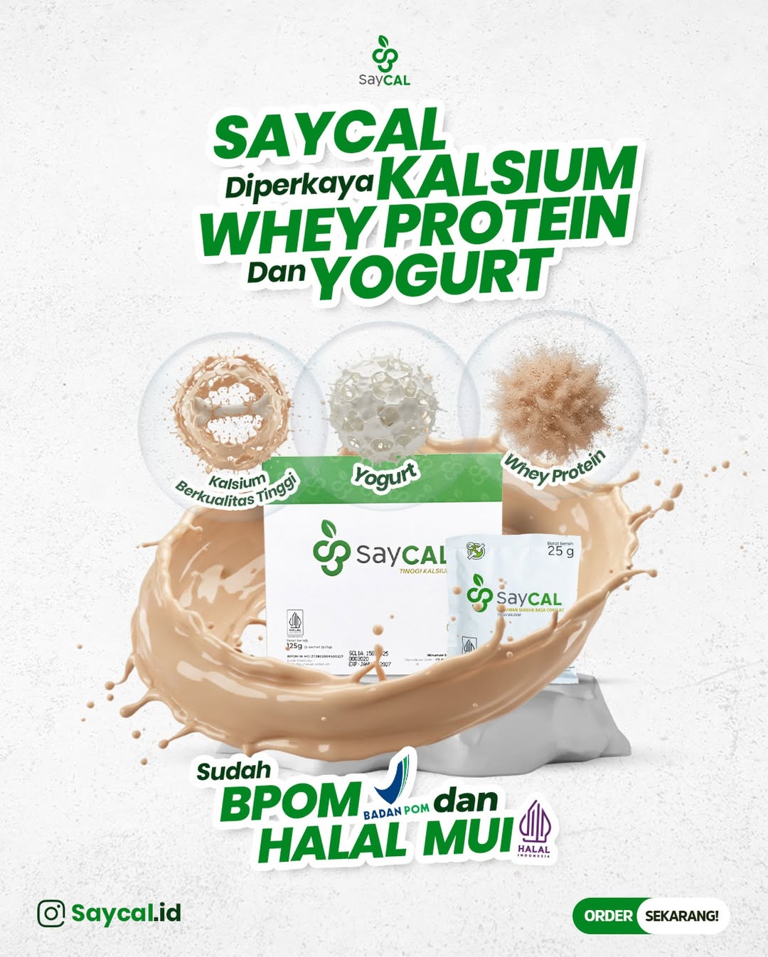 Produk Susu Saycal Kemasan